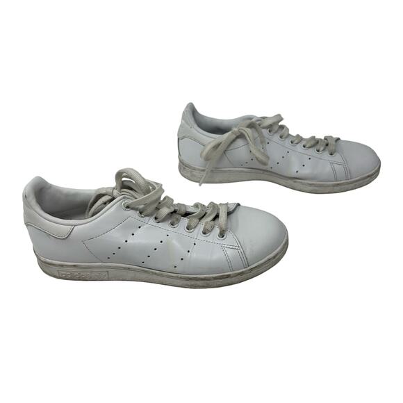 Adidas x Stan Smith Size 5.5 Sneakers White Lace Up Classic Leather‎ Casual Flat - Picture 3 of 9